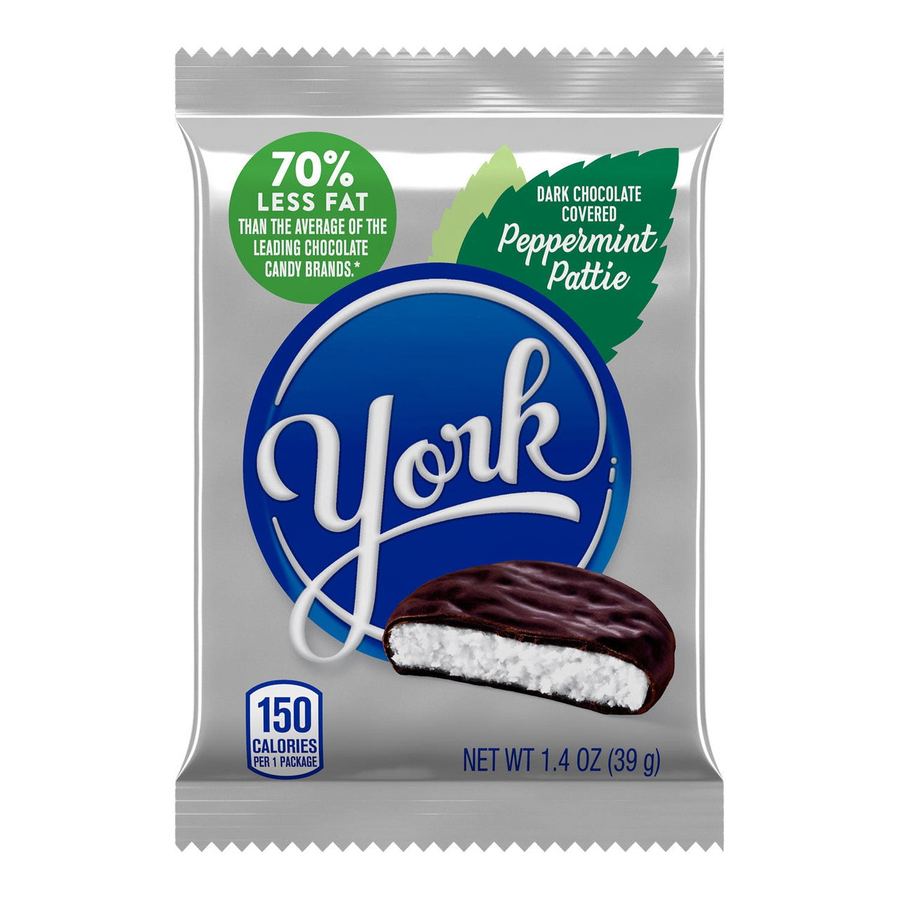 Hersheys York Dark Chocolate Peppermint Patties, 12 Ea